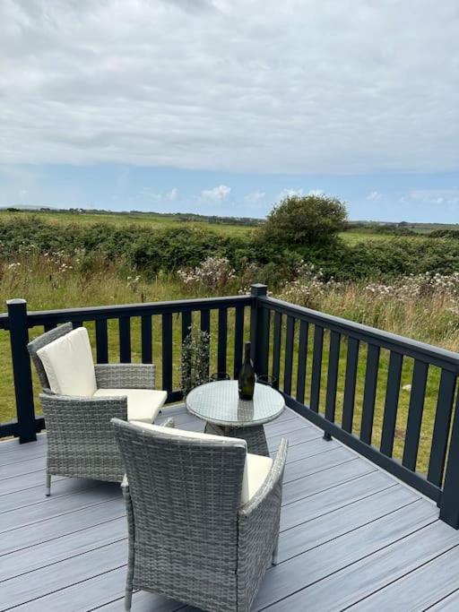 Modern Lodge With Amazing Views New Quay Exterior foto
