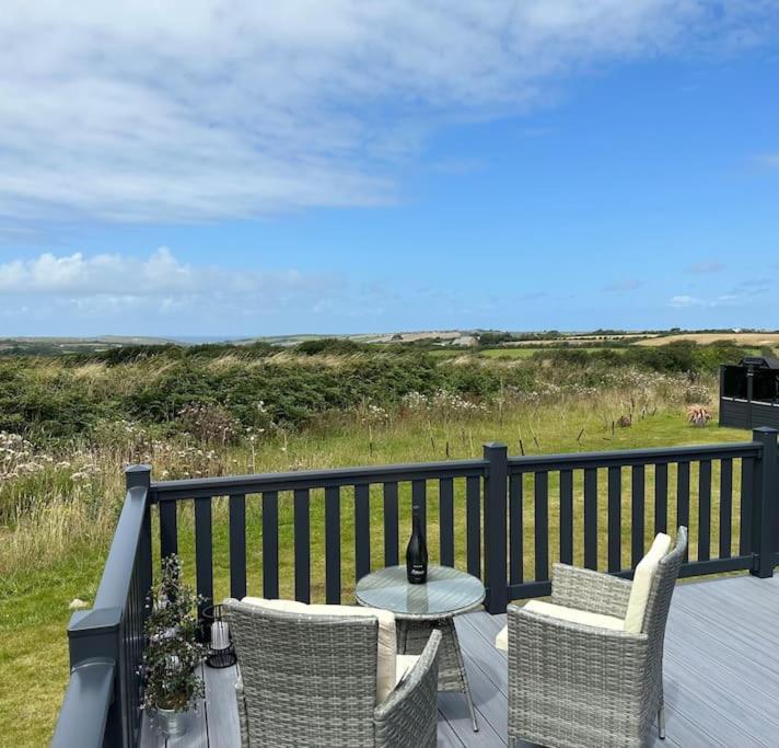 Modern Lodge With Amazing Views New Quay Exterior foto
