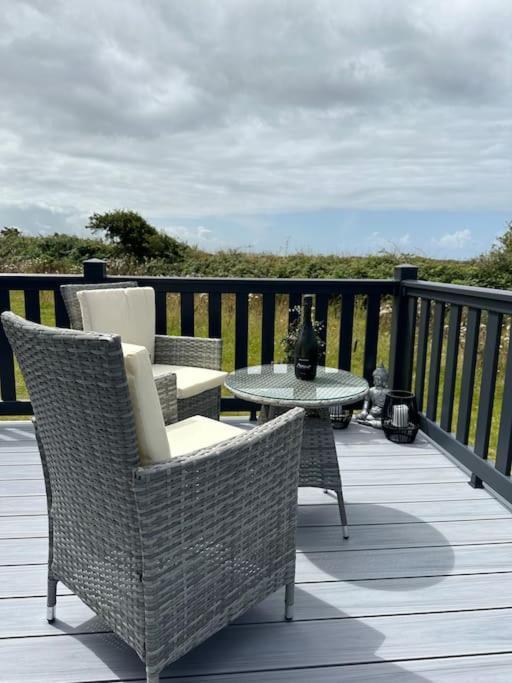 Modern Lodge With Amazing Views New Quay Exterior foto